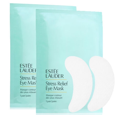 แพ็คคู่ Estee Lauder Stress Relief Eye Mask 2 Pair มาสก์รอบดวงตาประสิทธิภาพสูง คืนความชุ่มชื่นให้ผิวรอบดวงตา ลดเลือนความหมองคล้ำ ชะลอการเกิดริ้วรอยก่อนวัย